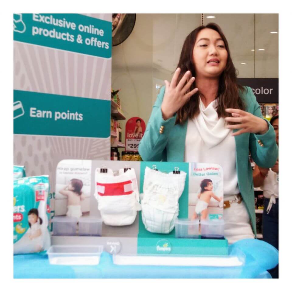 Omni Larrosa at Watsons Baby Discovery Day