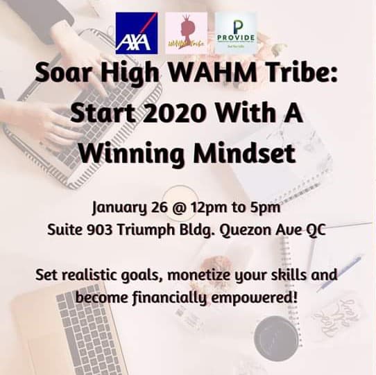 Winning Mindset at te WAHM Tribe Event 2020