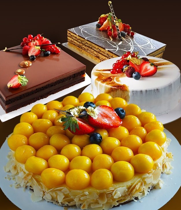 Mother's Day The Manila Hotel Cakes Mango Cheesecake, Ohaina Chocolate Gateau, Opera Cake, Trio of Chocolate Mousse