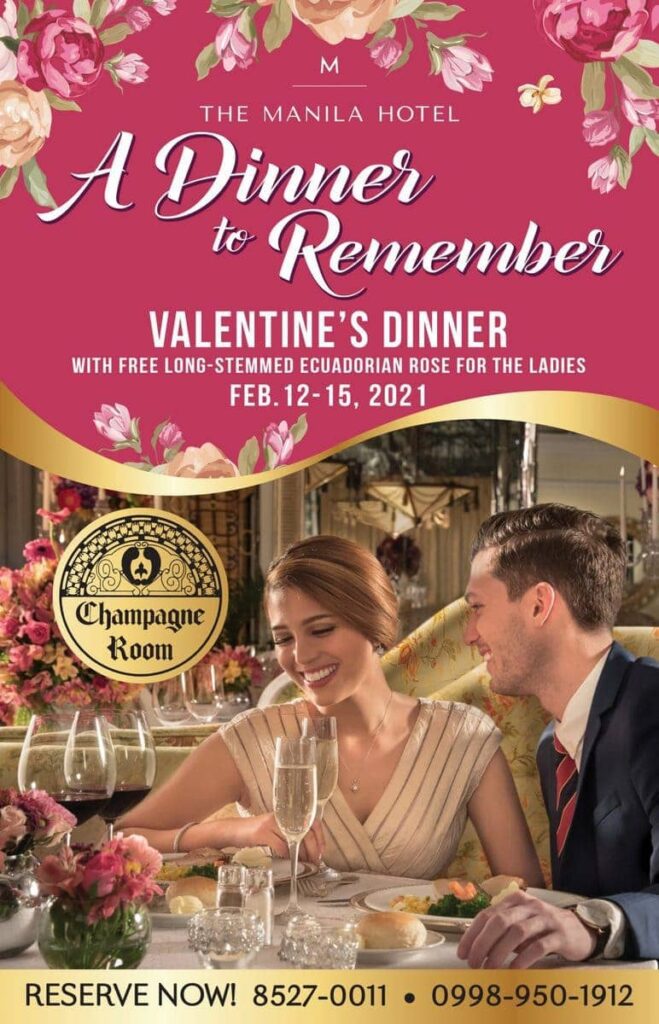Valentine's The Manila Hotel
