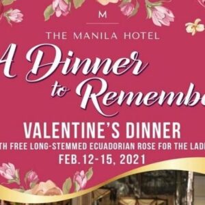 Valentine's The Manila Hotel