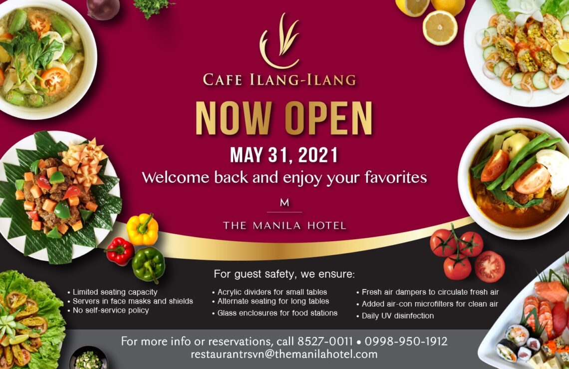 Cafe Ilang Ilang Now Open