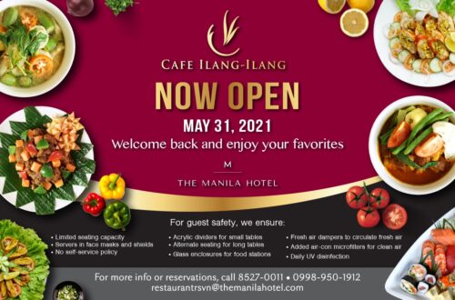 Cafe Ilang Ilang Now Open