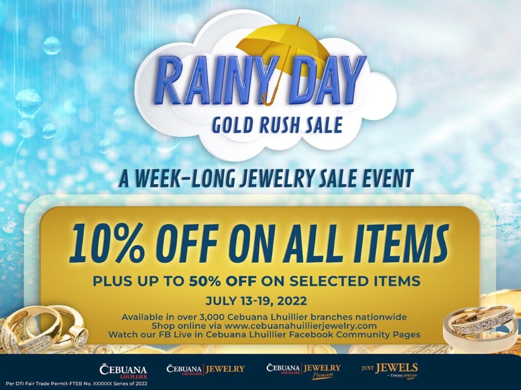 affordable jewelry with Gold Rush Sale at Cebuana Lhuillier