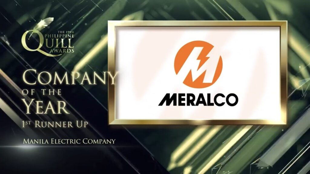 Meralco Company of the Year at the 19th Quill Awards