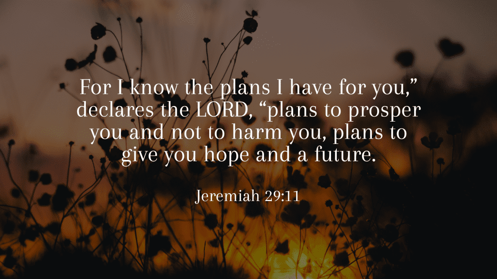 bible verse about God giving us hope there's still hope even turning 40 after loss