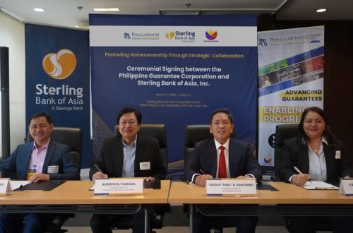 Sterling Bank of Asia, Philippine Guarantee Corporation Partner