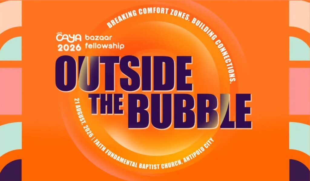 Outside the Bubble Poster SIBFK CAYA 2026  Bazaar Fellowship